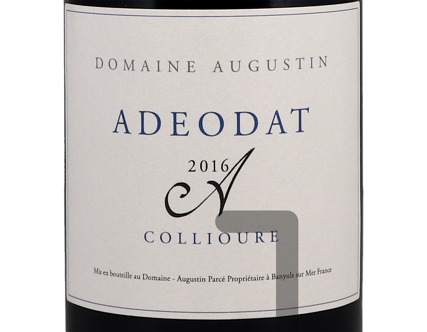 Collioure Adeoat Rouge Domaine Augustin 2016
