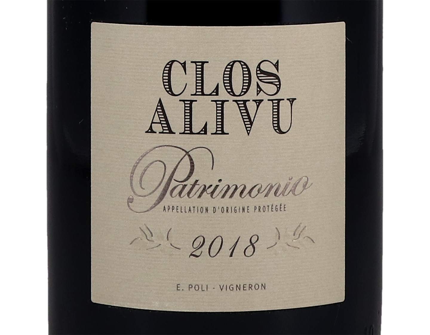 Patrimonio Rouge, Clos Alivu 2018