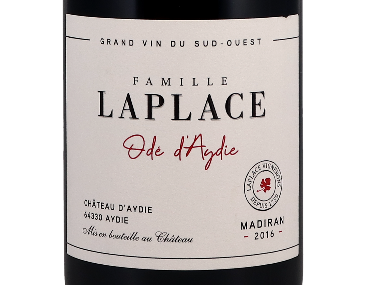 Madiran Ode d'Aydie 2016