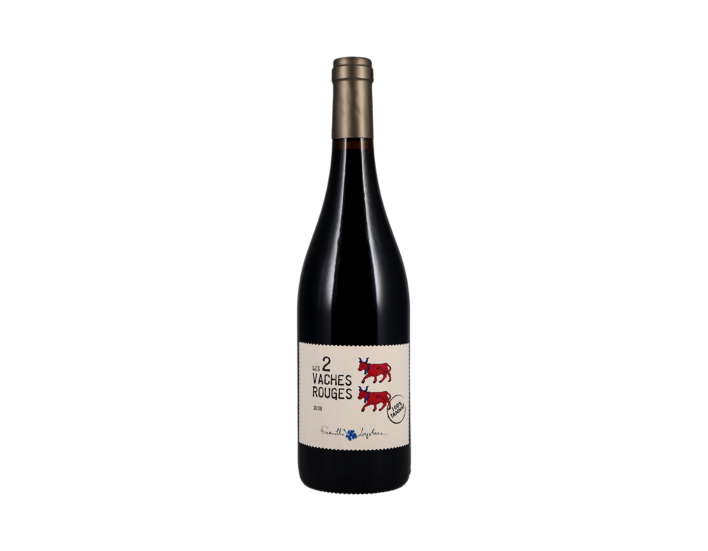 Tannat Les Deux Vaches Rouges, Vin de France, Famille Laplace 2018
