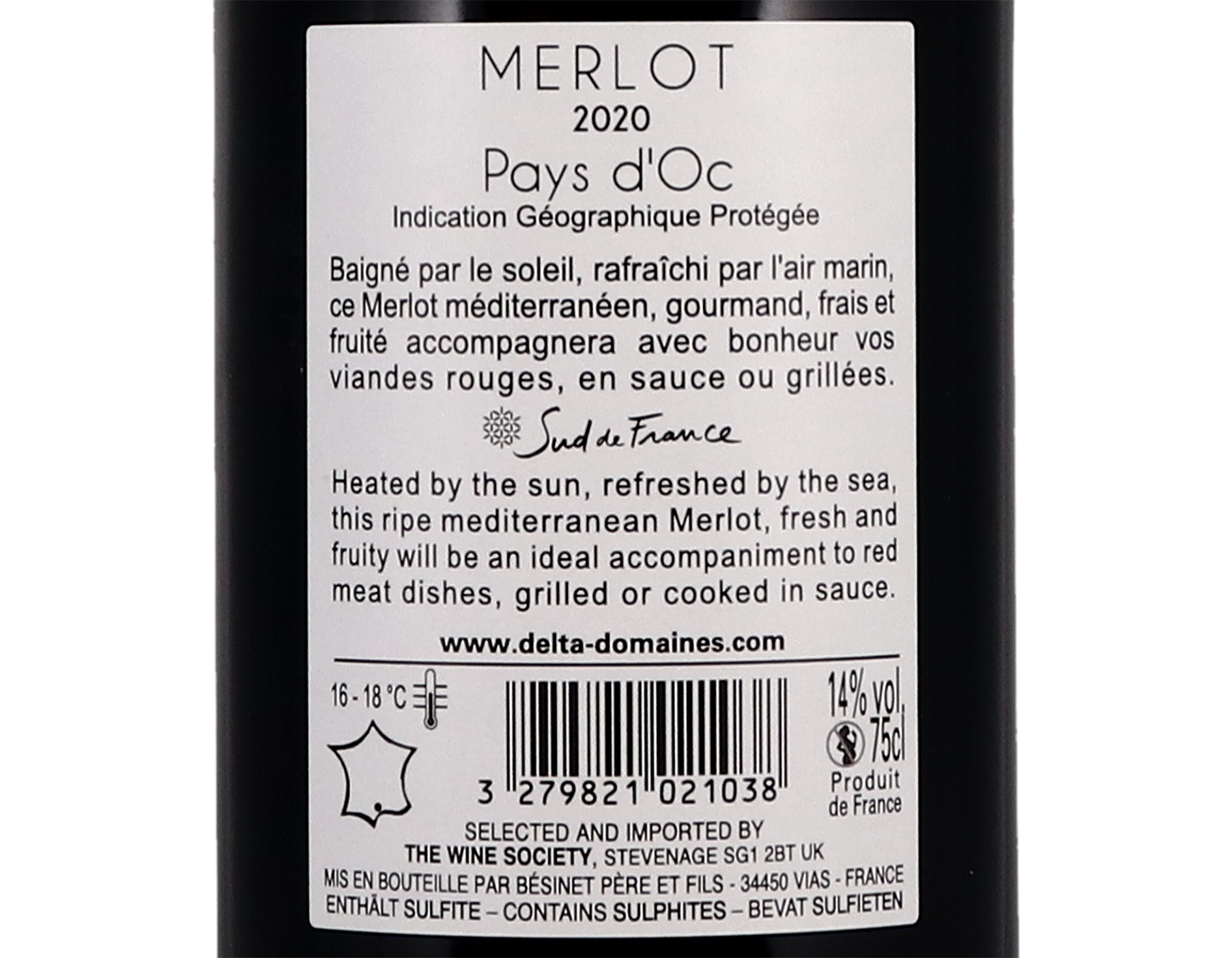Merlot Domaine du Bosc 2020