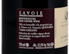 Vin de Savoie Mondeuse Cuvee Elise Jean Francs Quenard 2018 view 3
