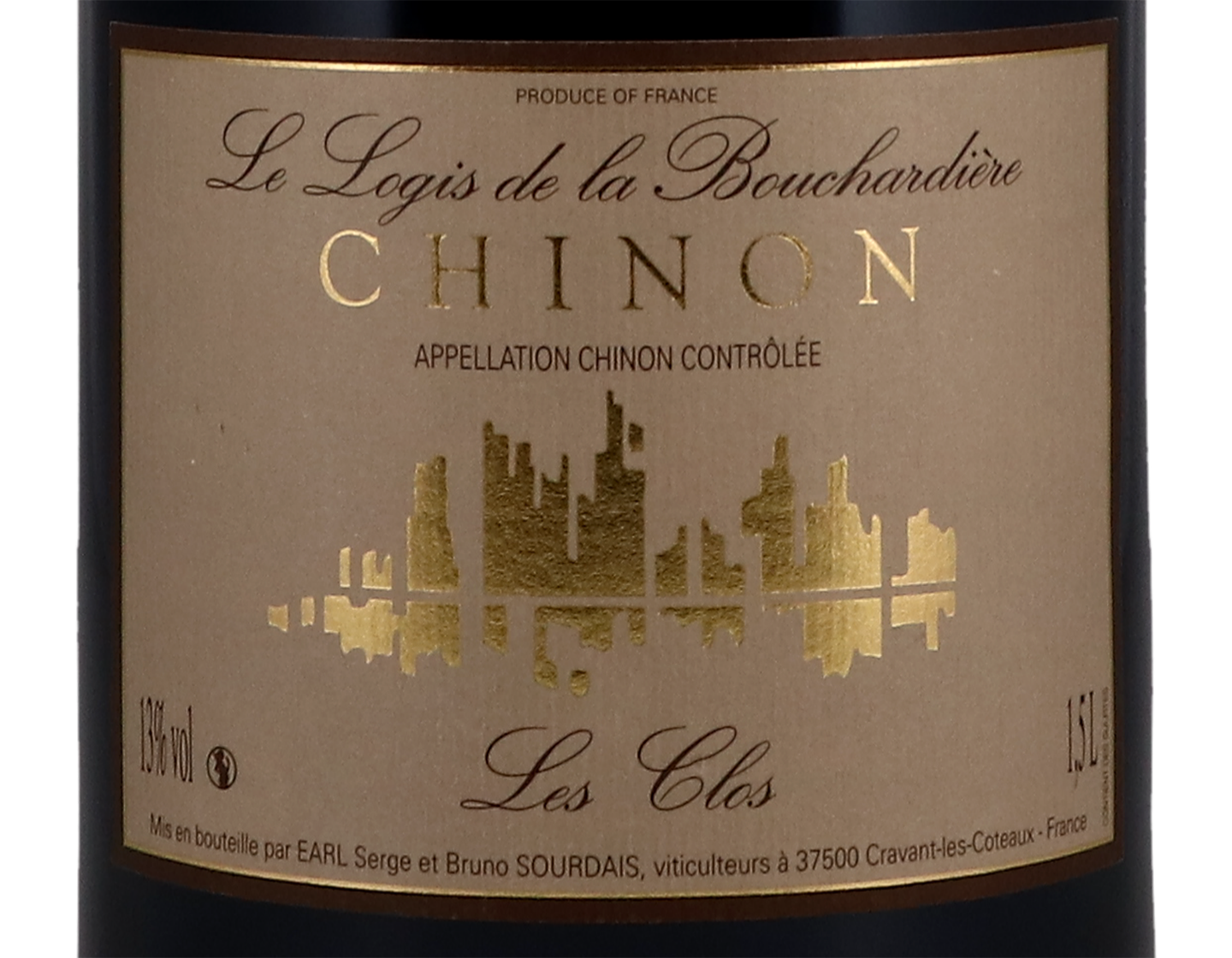 Magnum of Chinon Bouchardiere Les Clos Domaine Sourdais 2015