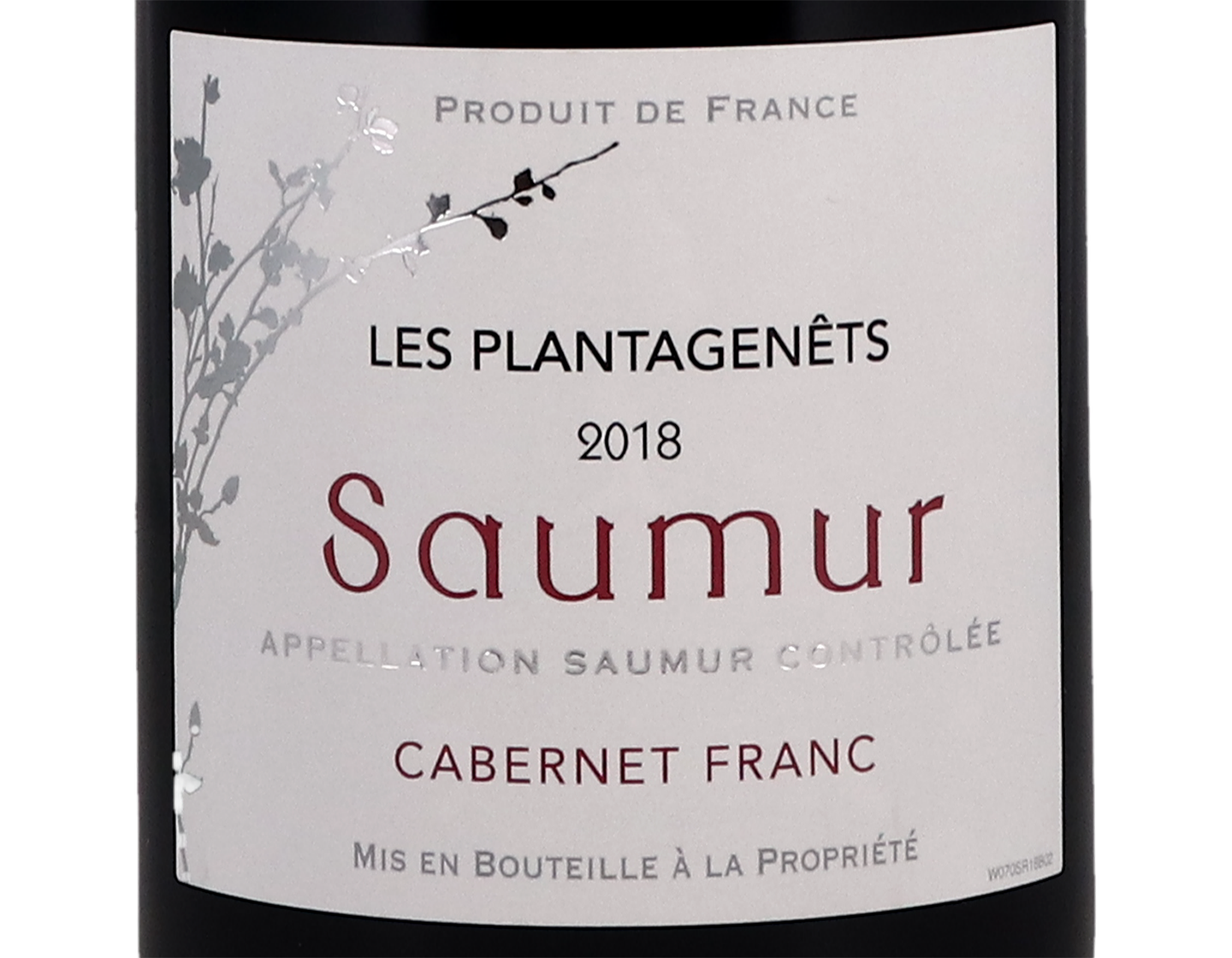 Saumur Rouge Les Plantagenets 2018