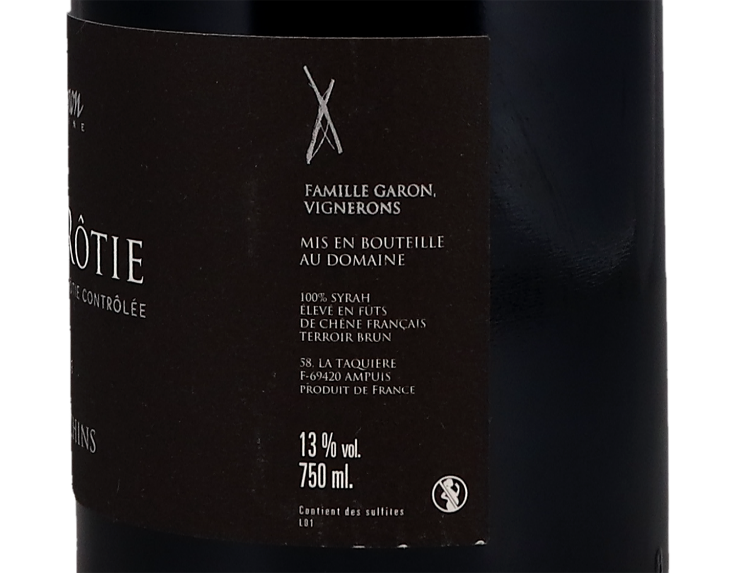 Cote Rotie Les Rochains Domaine Garon 2011