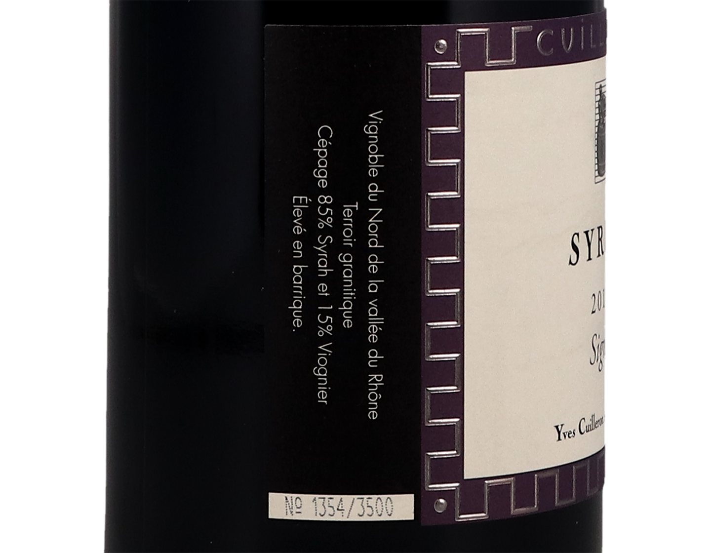 Syrah Viognier Signe Domaine Cuilleron 2017