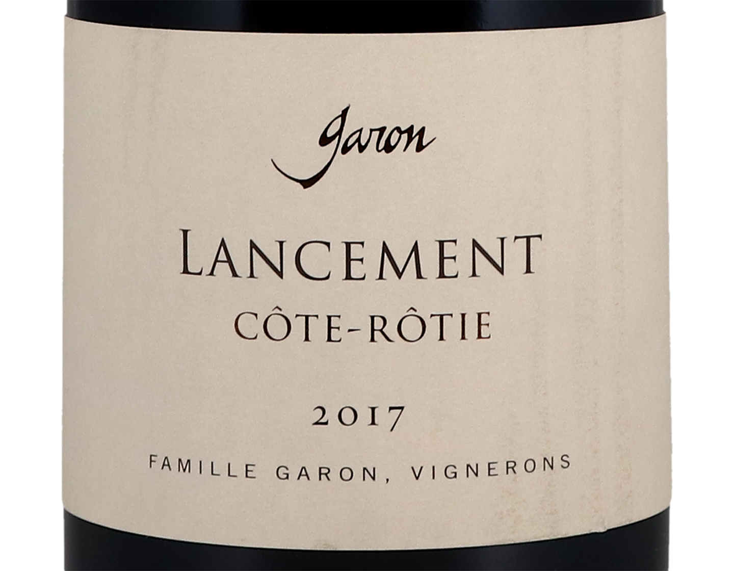 Cote Rotie Lancement Domaine Garon 2017