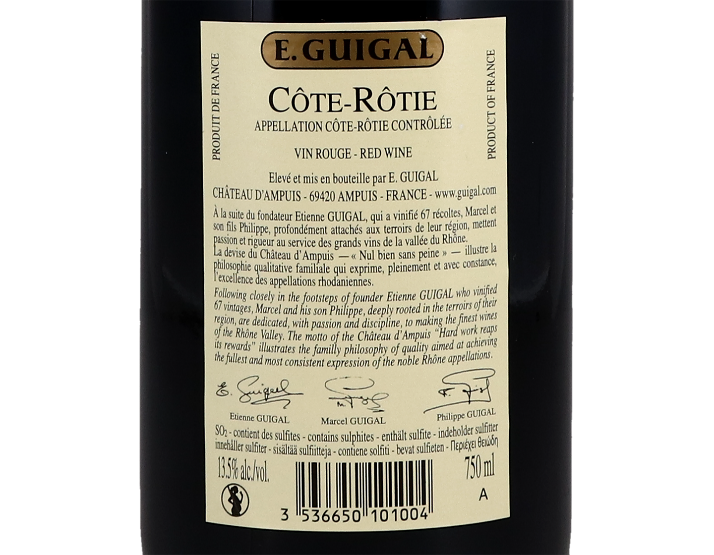 Cote Rotie Brune et Blonde Guigal 2015