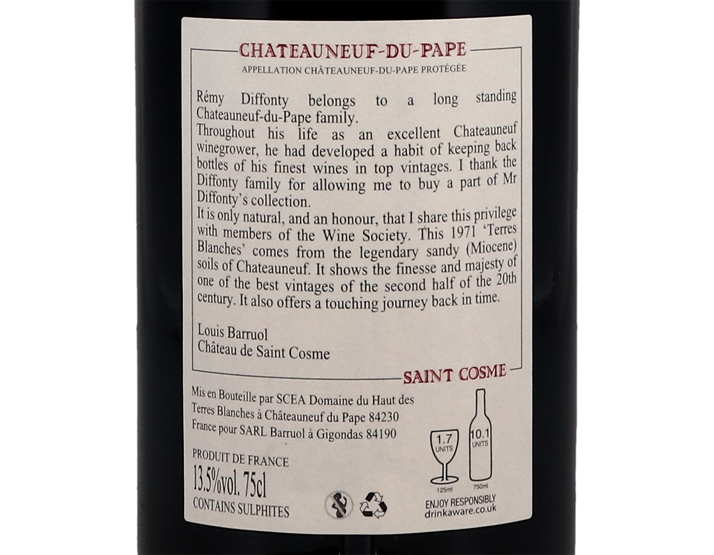 Chateauneuf du Pape 1971