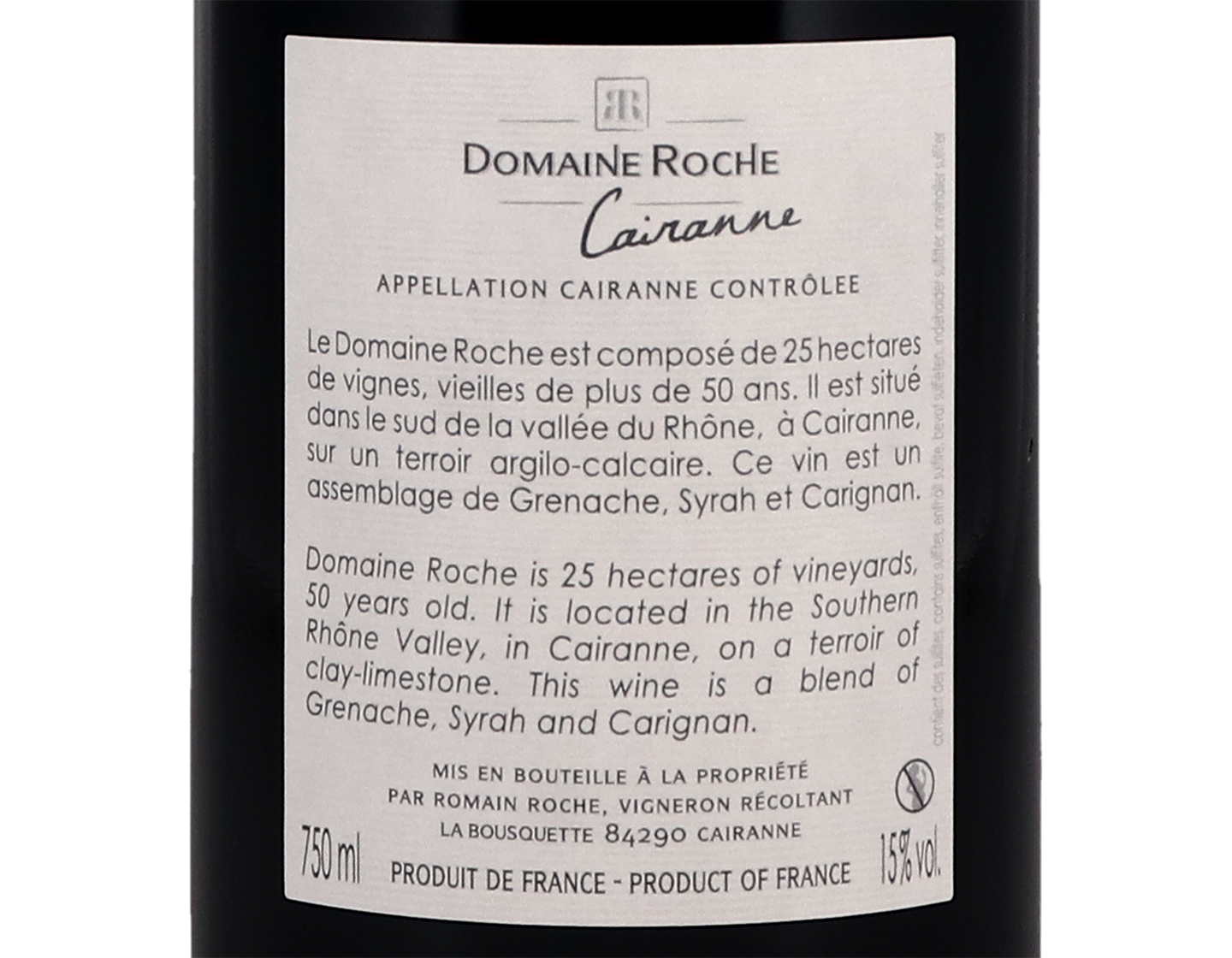 Cairanne Domaine Roche 2019