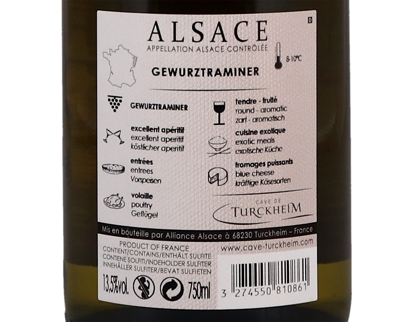 Gewurztraminer Cave de Turckheim 2019