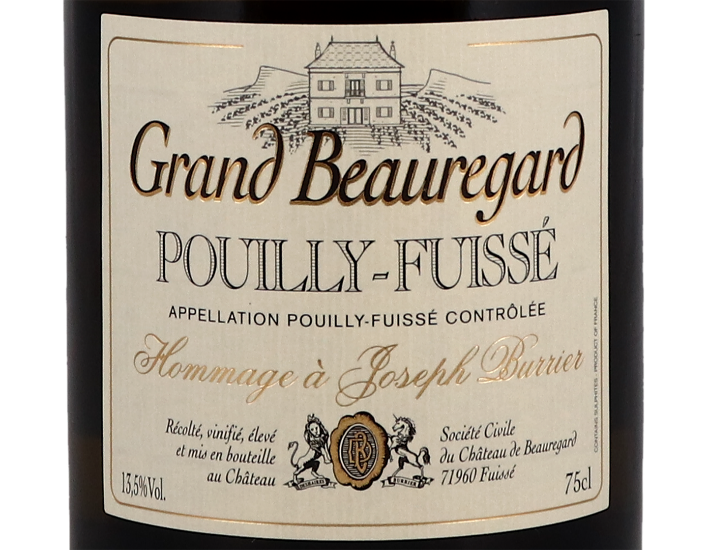 Chateau de Beauregard Pouilly Fuisse Grand Beauregard  2011