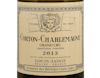 Louis Jadot Corton Charlemagne GC (Heritiers) 2013 view 2