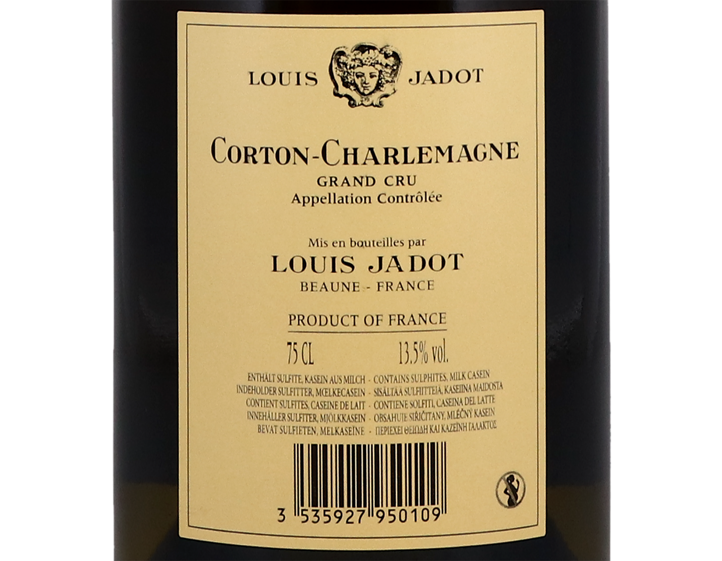 Louis Jadot, Corton-Charlemagne Grand Cru (Héritiers) 2015
