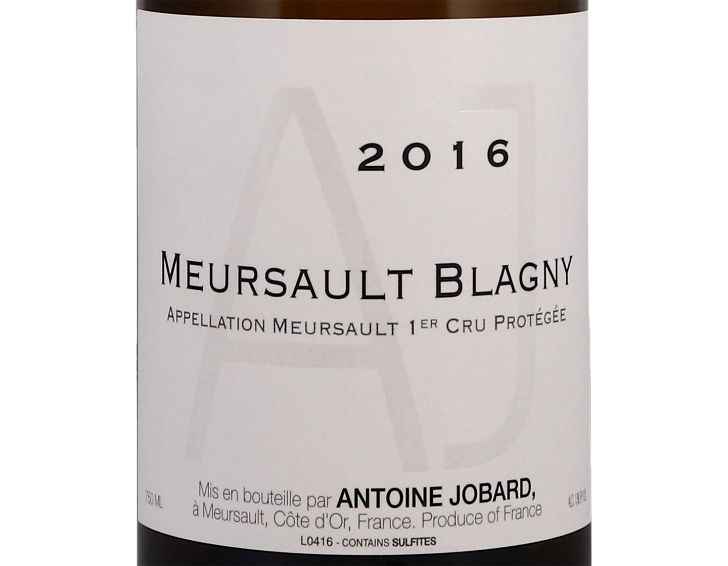 Domaine Antoine  Jobard Meursault PC Blagny 2016