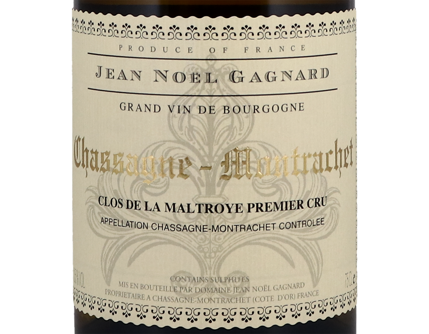 Domaine Jean Noel Gagnard Chassagne Montrachet PC Clos de la Maltroye 2017