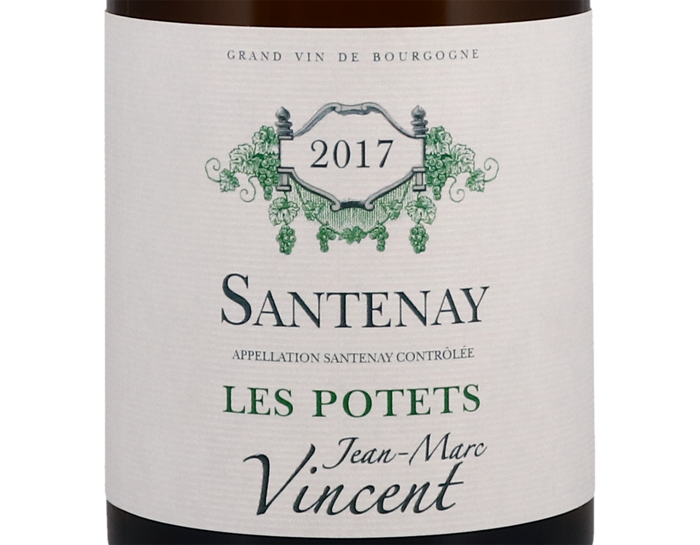 Jean Marc Vincent Santenay Blanc Les Potets 2017