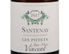 Jean Marc Vincent Santenay Blanc Les Potets 2017 view 2