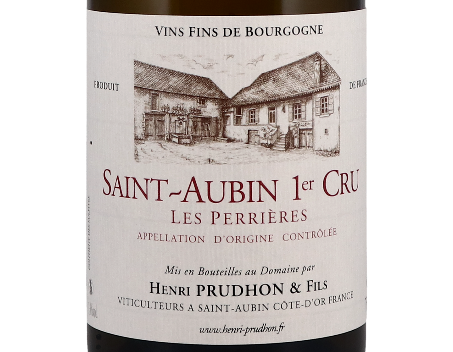 Domaine Henri Prudhon St Aubin PC Perrieres 2017