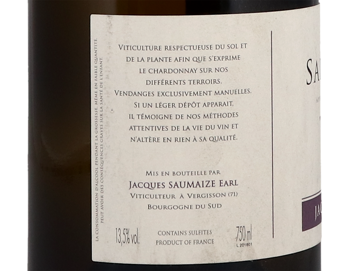 Domaine Jacques Saumaize, Saint-Véran En Crêches 2018