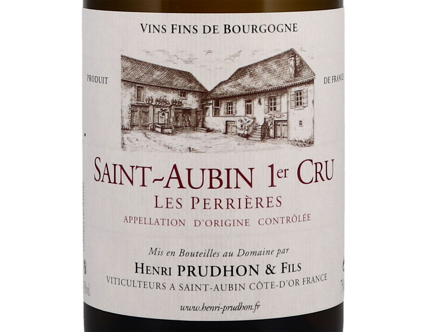 Domaine Henri Prudhon St Aubin PC Perrieres 2018