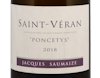 Jacques Saumaize St Veran Poncetys 2018 view 2