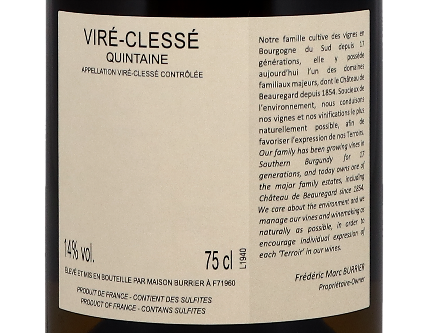 Joseph Burrier Vire Clesse Quintaine 2019