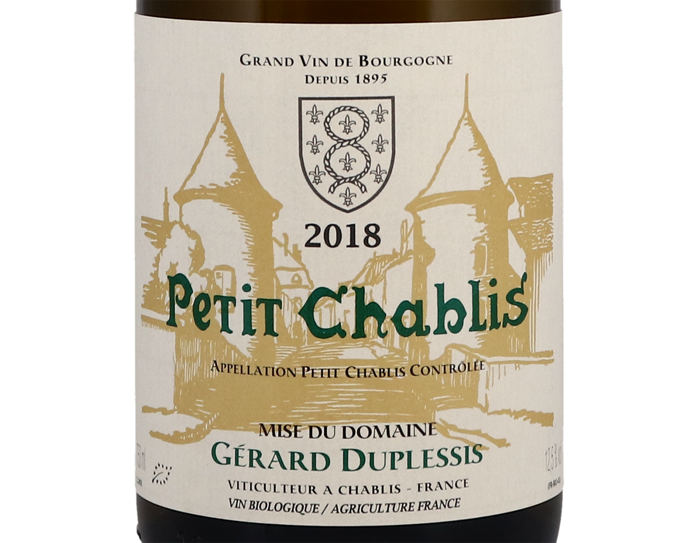 Domaine Duplessis, Petit Chablis 2018