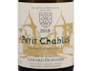 Domaine Duplessis, Petit Chablis 2018 view 2