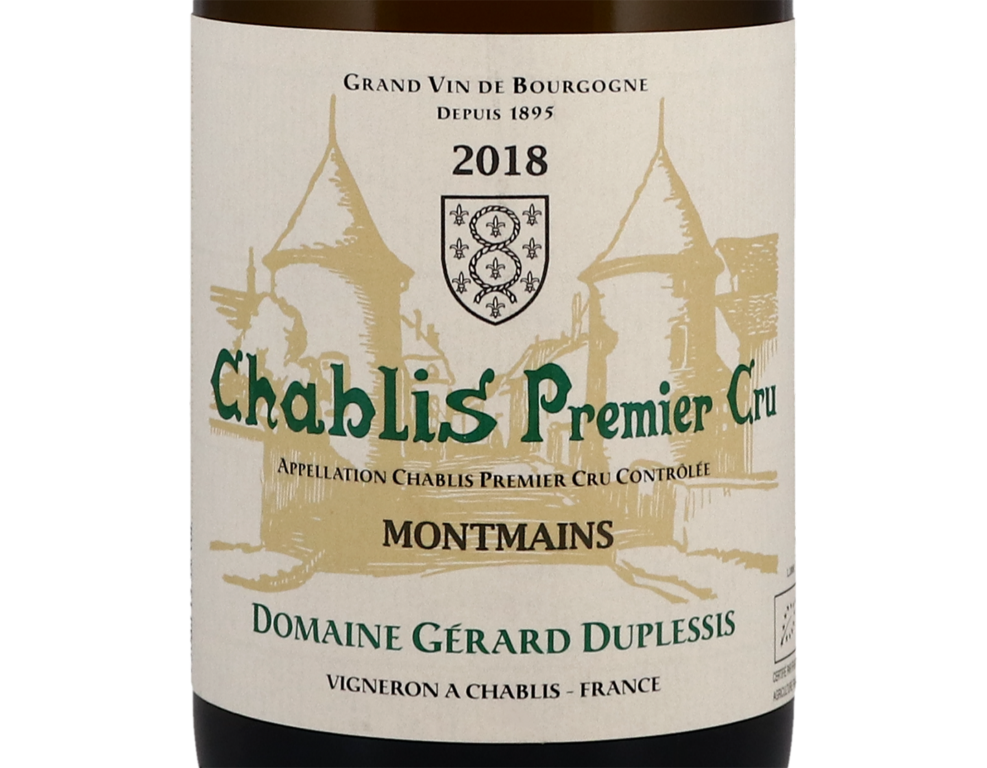 Dom Duplessis Chablis PC Montmains 2018