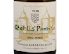 Dom Duplessis Chablis PC Montmains 2018 view 2