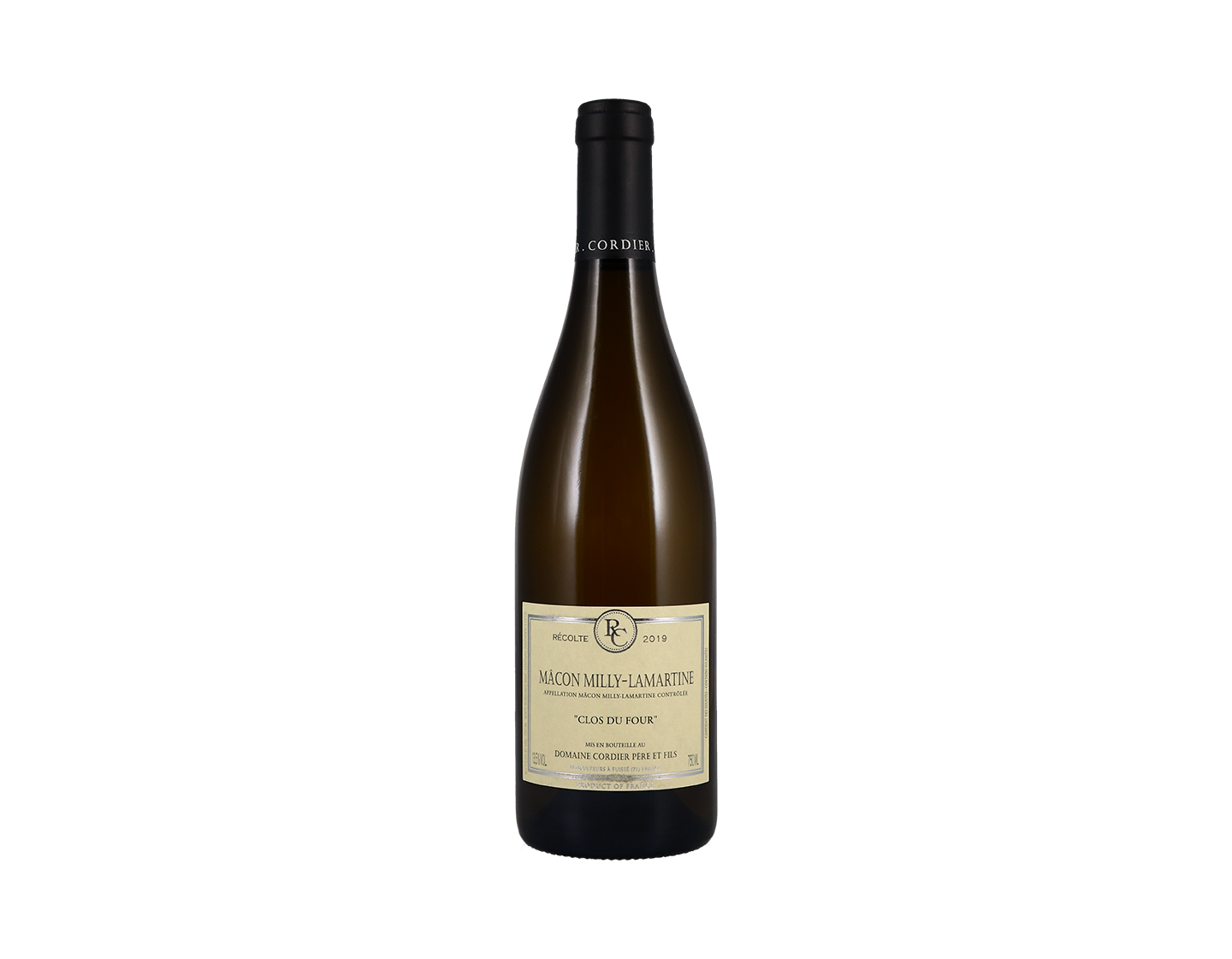 Domaine Cordier Macon Milly Lamartine Clos du Four 2019