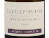 Jacques Saumaize Pouilly Fuisse Les Courtelongs 2019 view 2