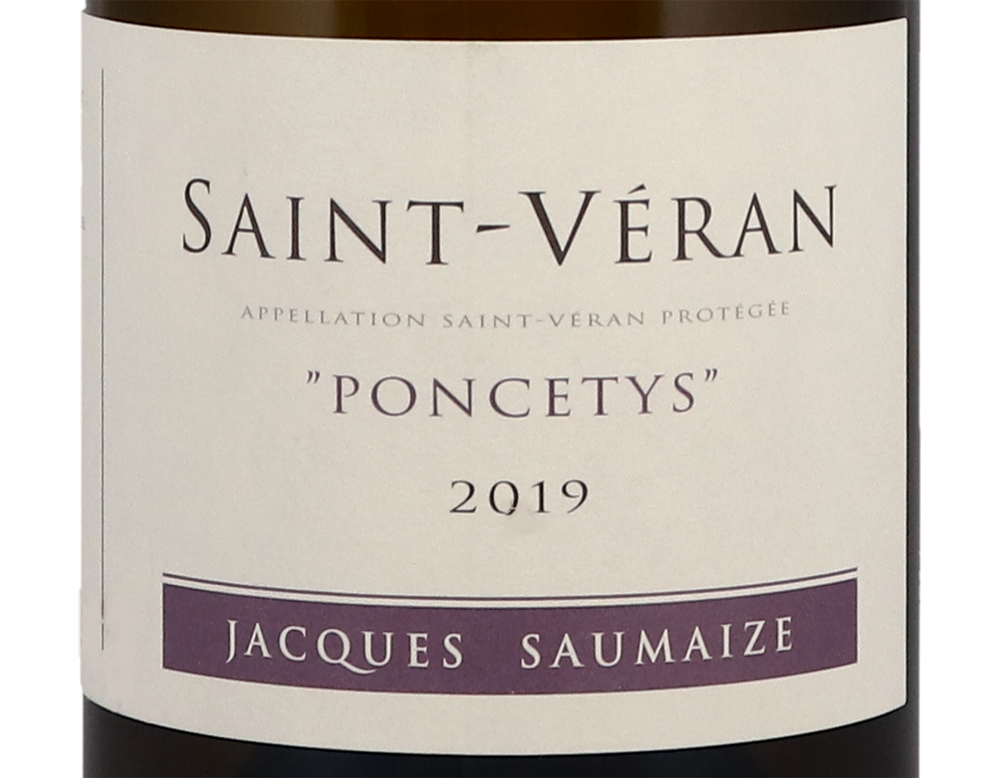 Jacques Saumaize St Veran Poncetys 2019