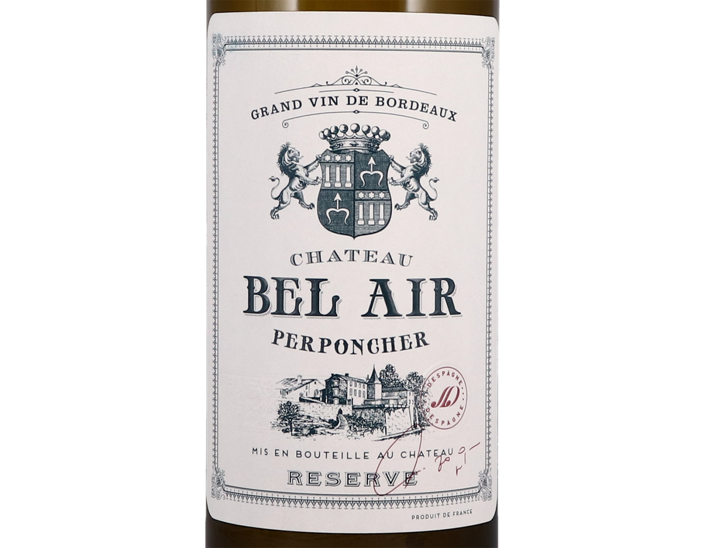 Ch Bel Air Perponcher Blanc Reserve Bordeaux 2020