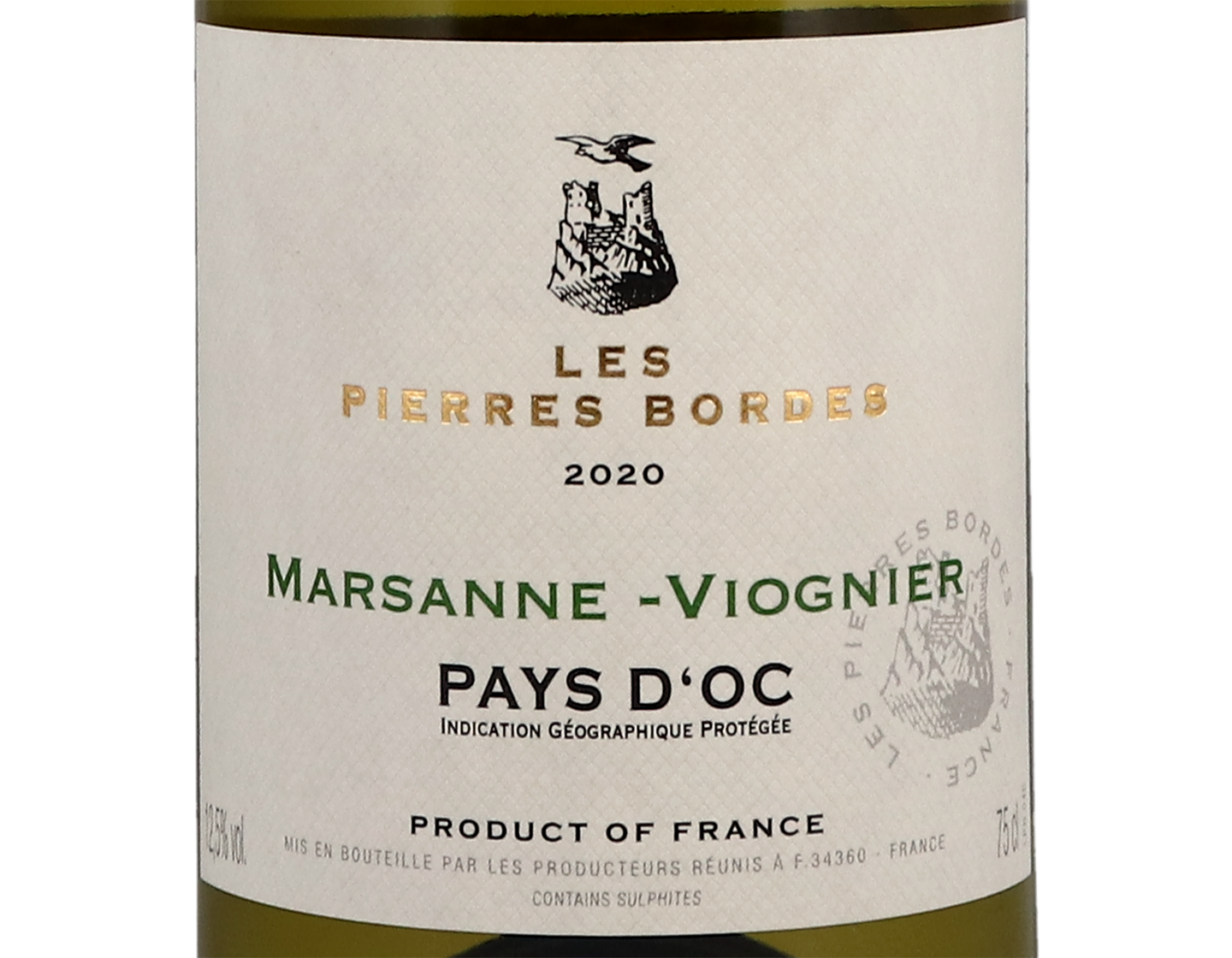 Les Pierres Bordes, Marsanne-Viognier, Pays d'Oc 2020