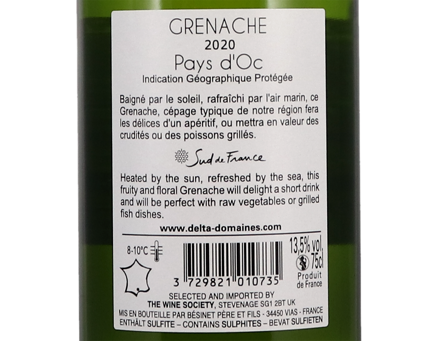 Grenache Blanc, Pays d'Oc, Domaine du Bosc 2020