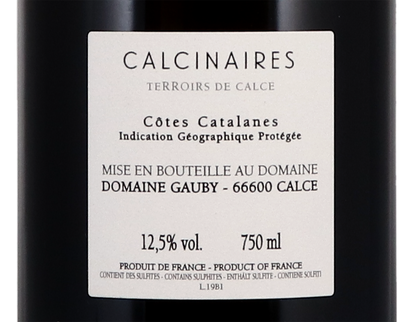 Domaine Gauby Les Calcinaires Blanc 2019