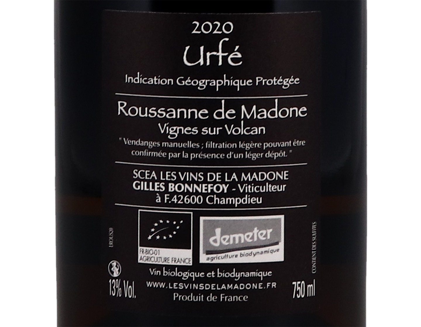 Roussanne de Madone IGP Urfe 2020