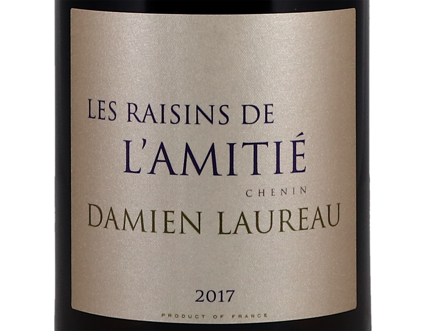 Vin de France Les Raisins de L'Amitié Chenin, Damien Laureau 2017