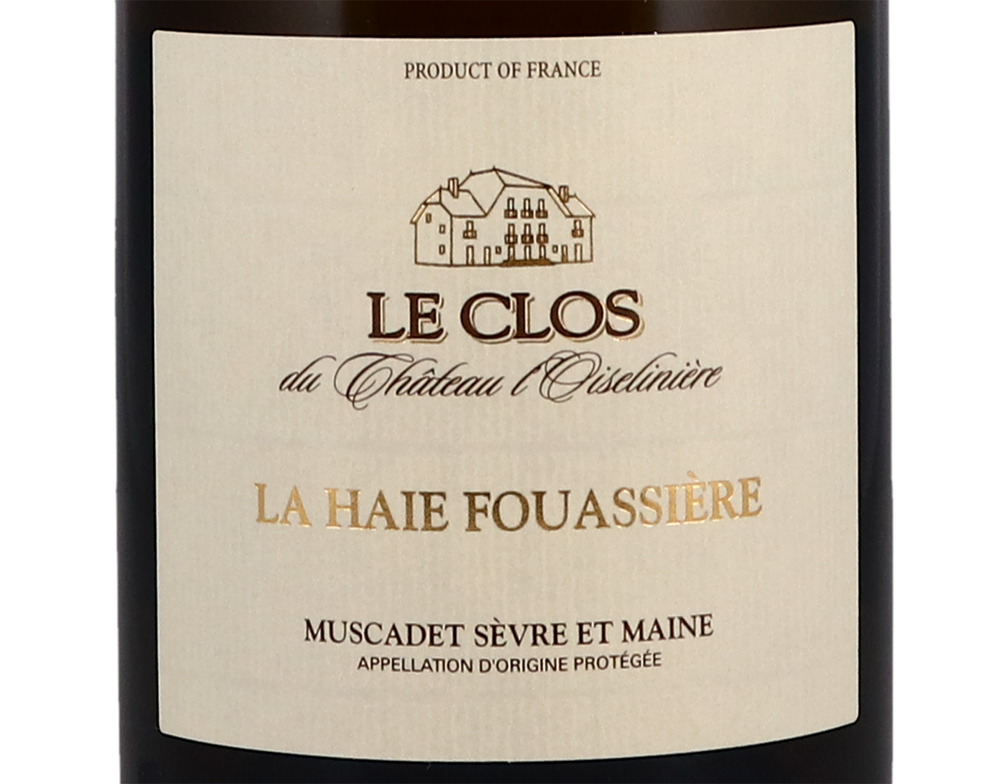 Muscadet Sèvre-et-Maine La Haie Fouassière, Le Clos du Château L'Oiselinière 2015