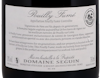 Pouilly Fume Domaine Seguin 2020 view 3
