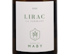 Lirac Blanc La Fermade Domaine Maby 2020 view 2