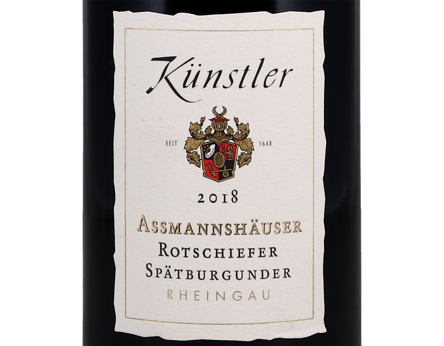 Assmannshauser Rotschiefer Pinot Noir Kunstler 2018