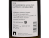 Neuweier Riesling Katzenellenbogen Feinherb Schloss Neuweier 2018 view 3