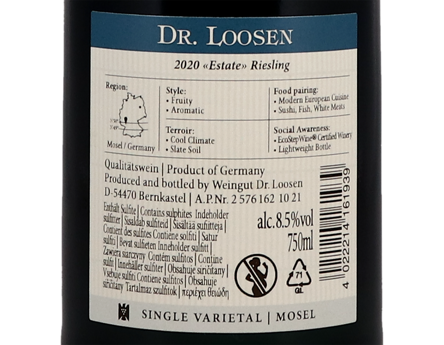 Riesling Mosel Dr Loosen 2020
