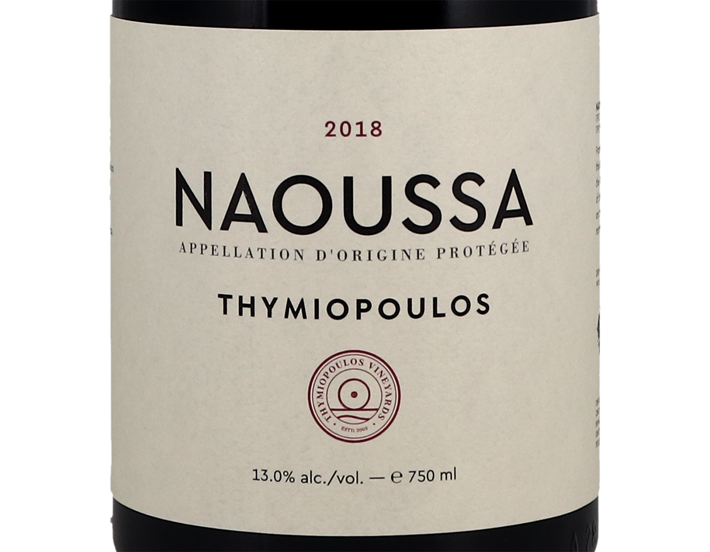 Xinomavro Naoussa Thymiopoulos 2018