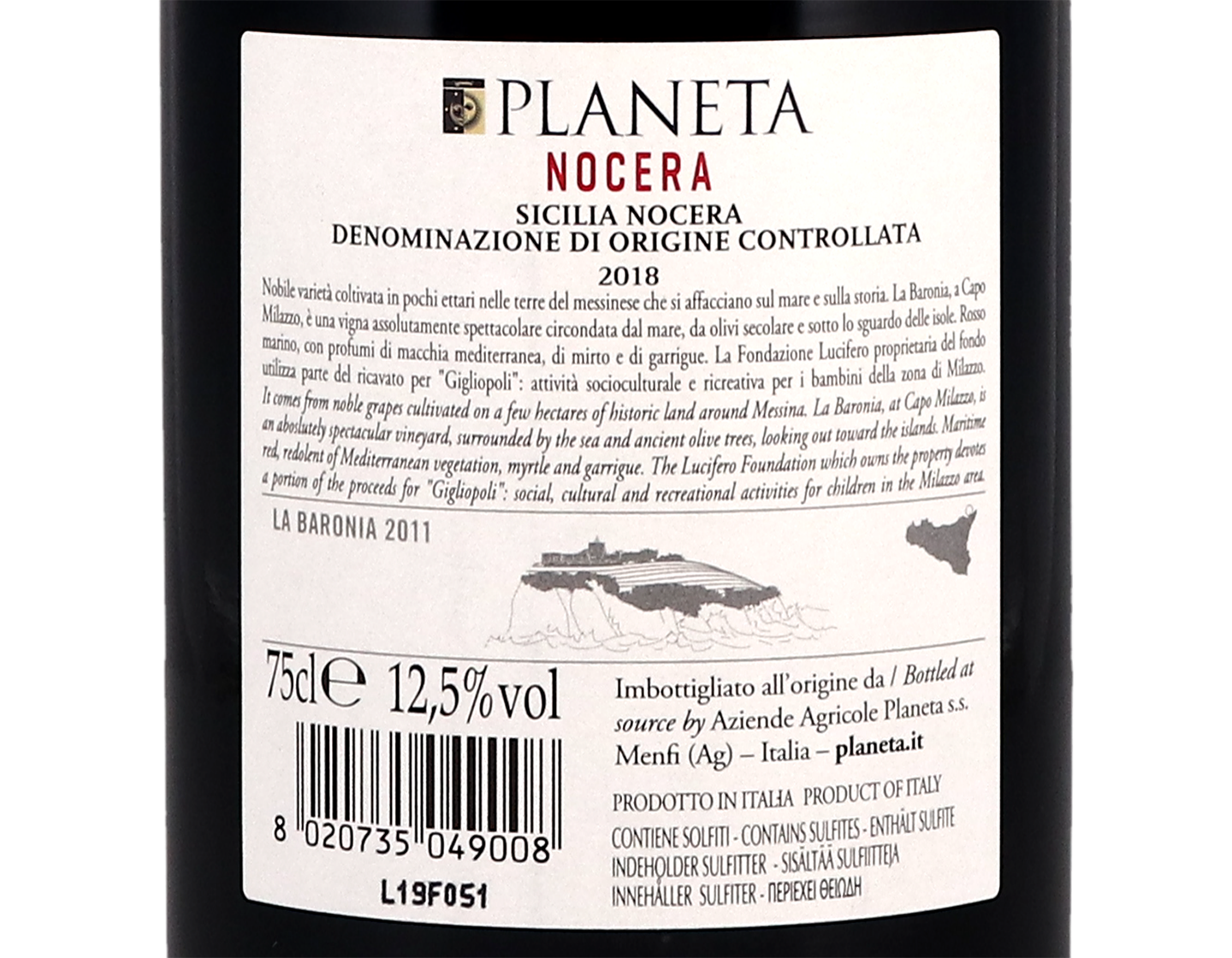 Nocera Sicilia Planeta 2018