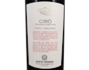 Ciro Rosso Gaglioppo Santa Venere 2019 ORGANIC view 2