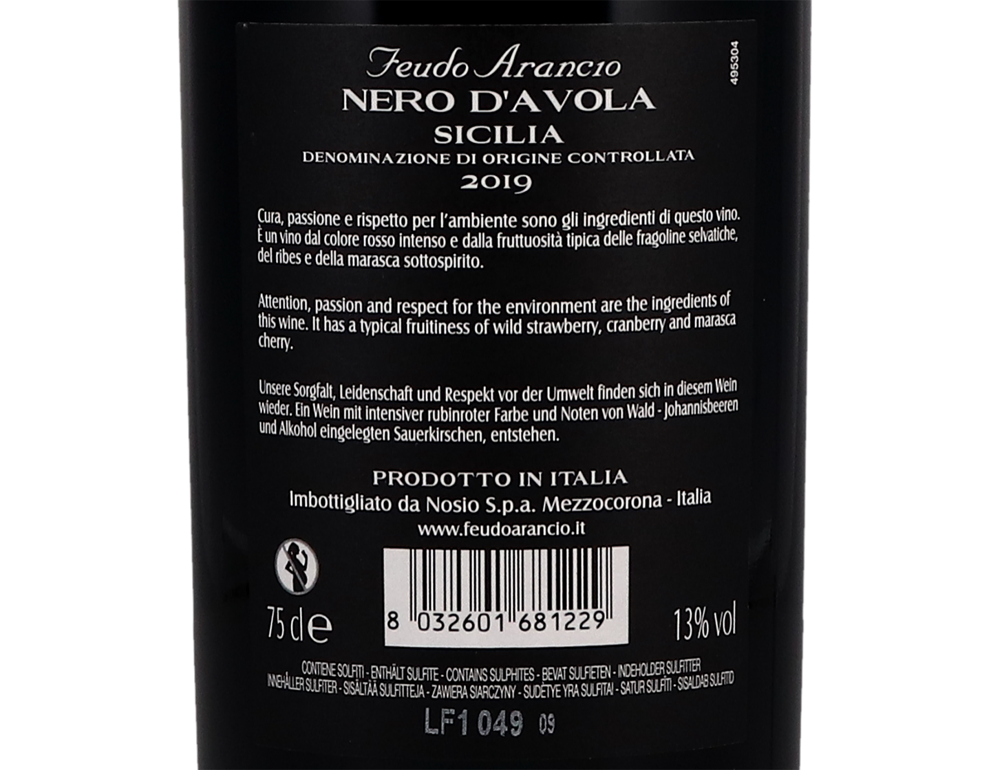 Feudo Arancio Nero d'Avola 2019